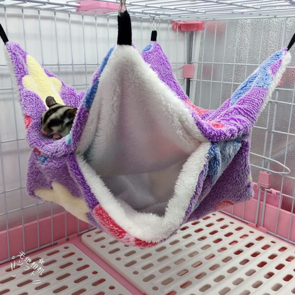 Warm Double Mezzanine Hammock Small Pet Hammock